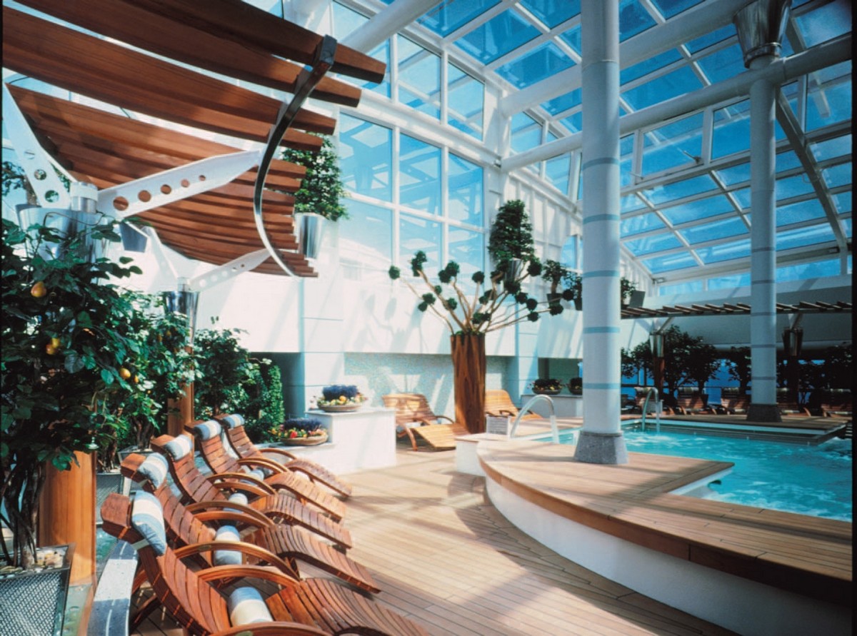 Pool aboard the Celebrity Infinity