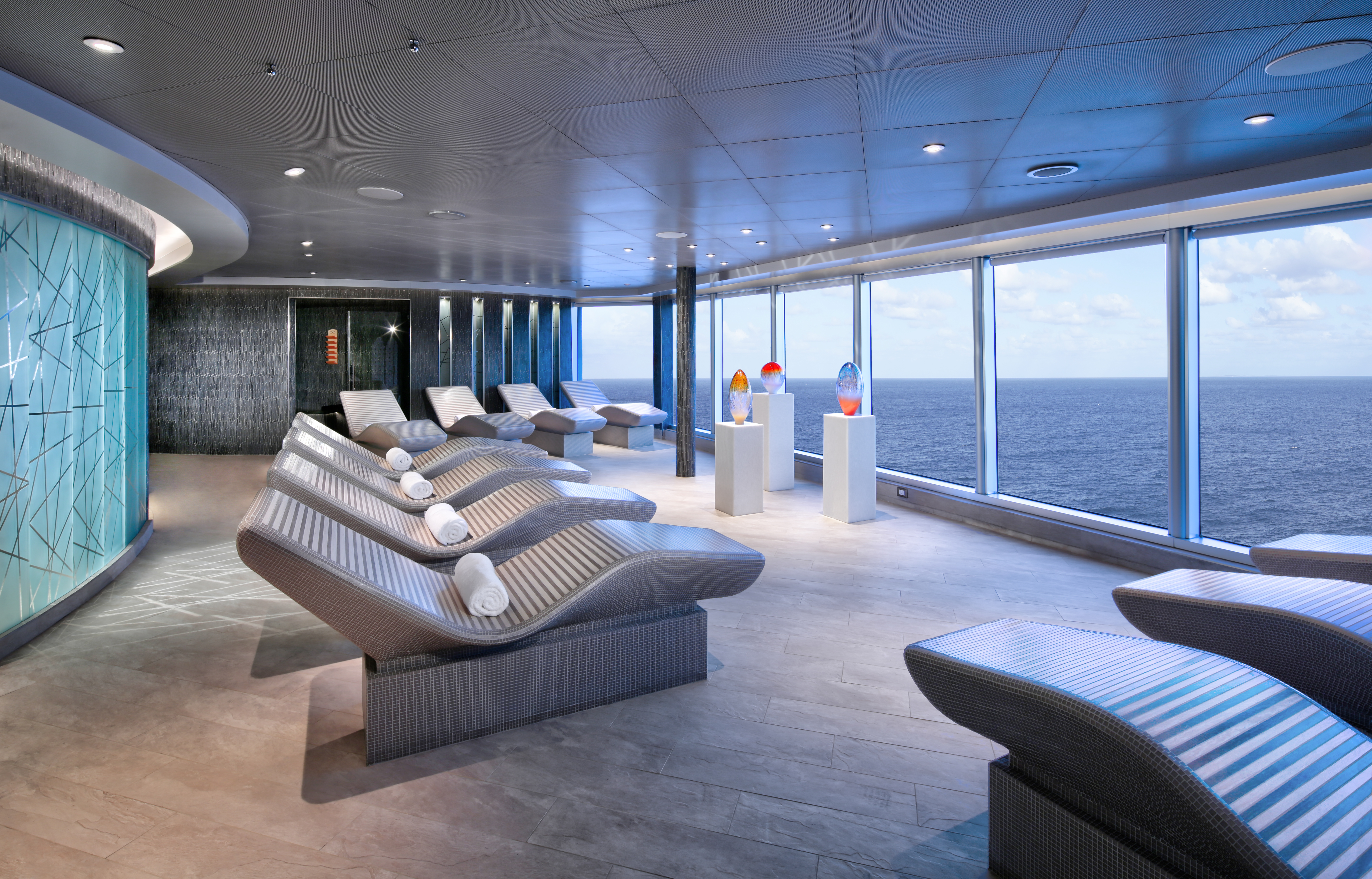 Holland America Rotterdam Thermal Loungers