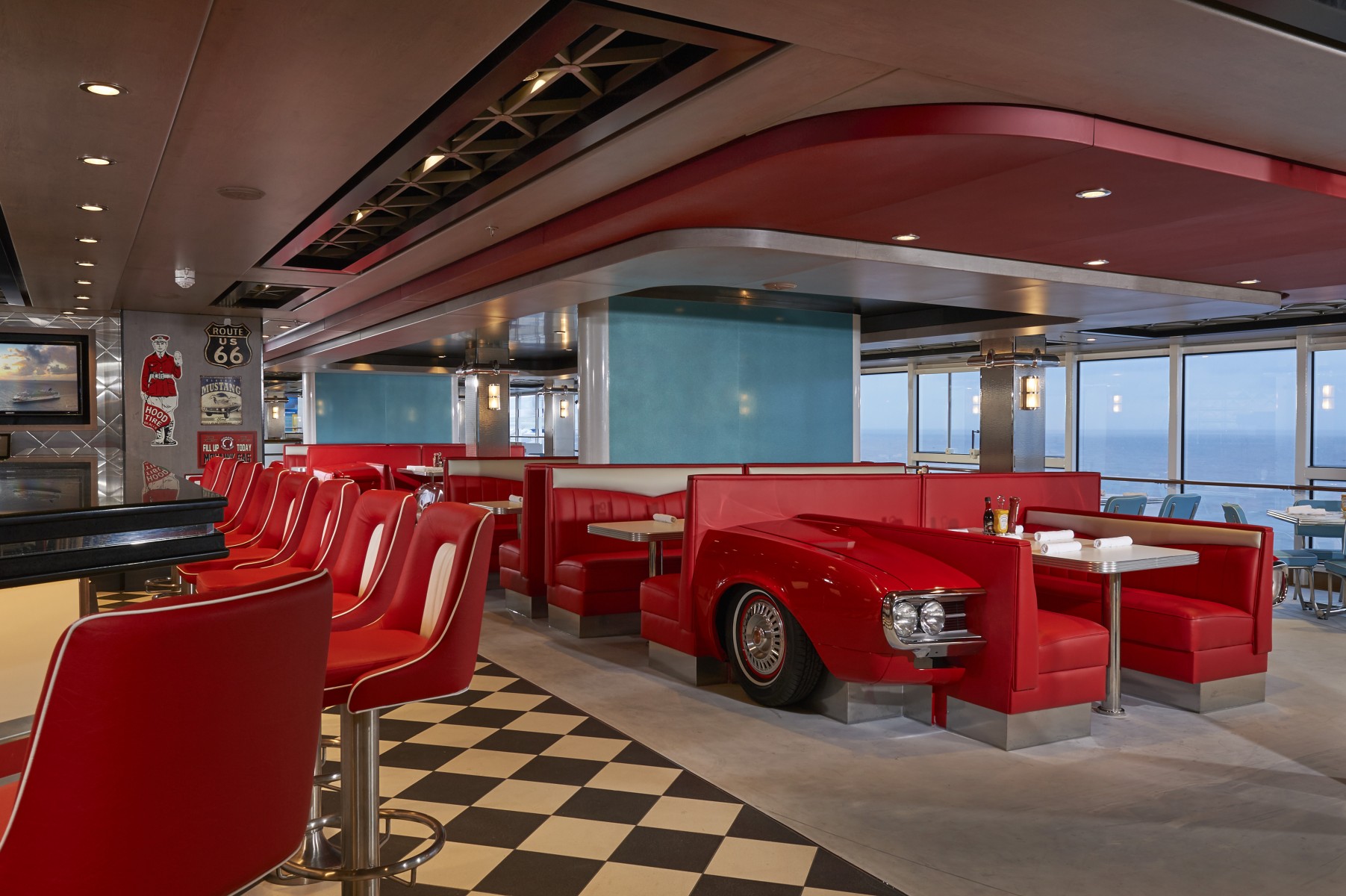 American Diner aboard Norwegian Joy