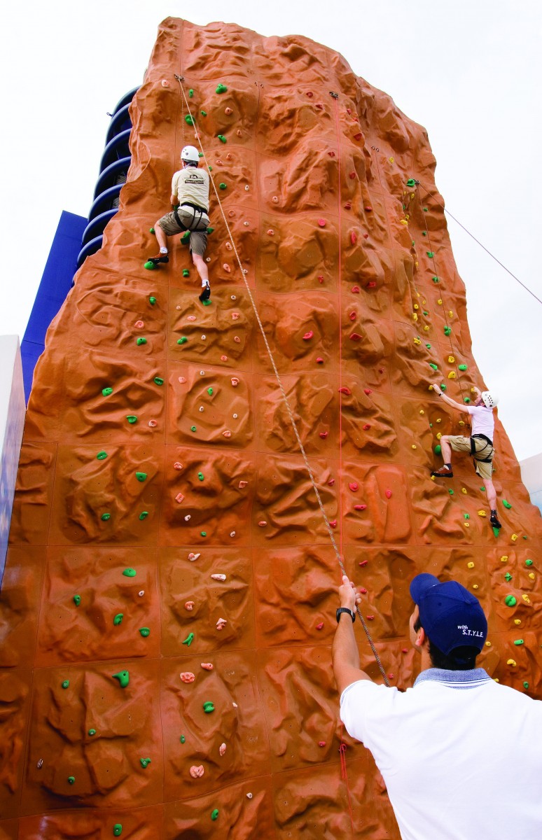 Norwegian Pearl Rock Climbing Wall