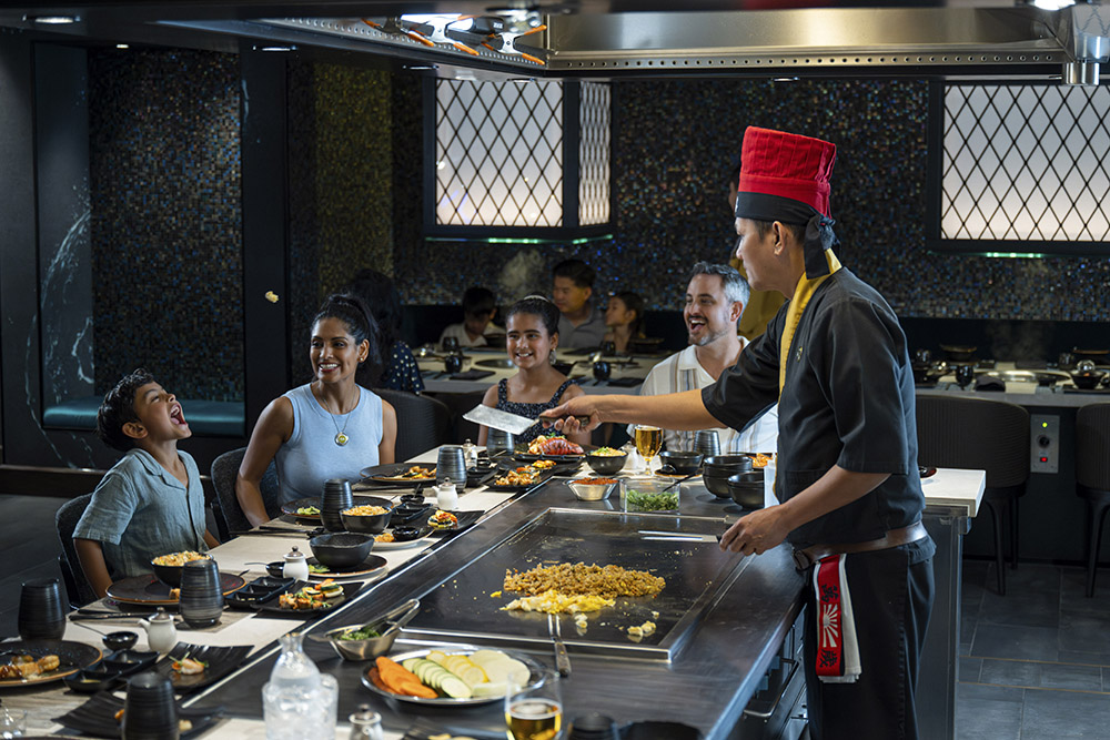 Umai Teppanyaki on Sun Princess