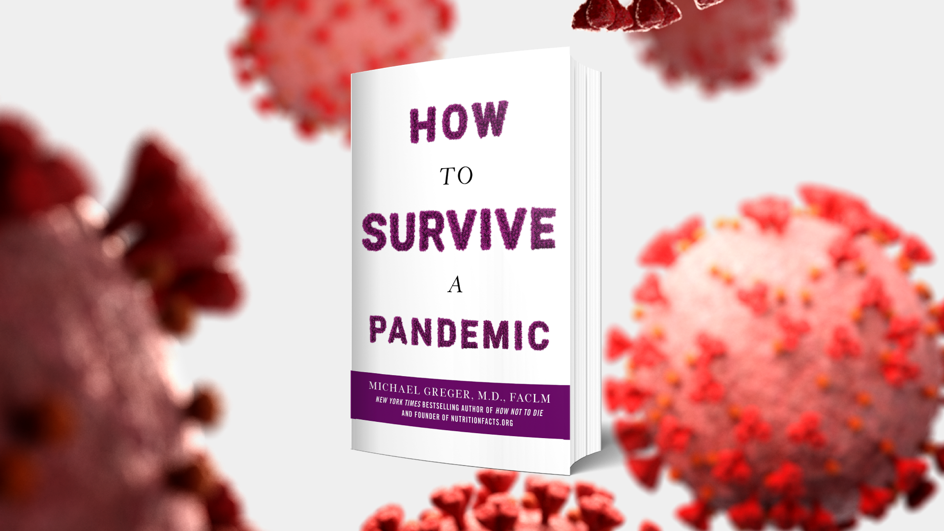 "How to Survive a Pandemic" by Dr. Michael Greger book cover