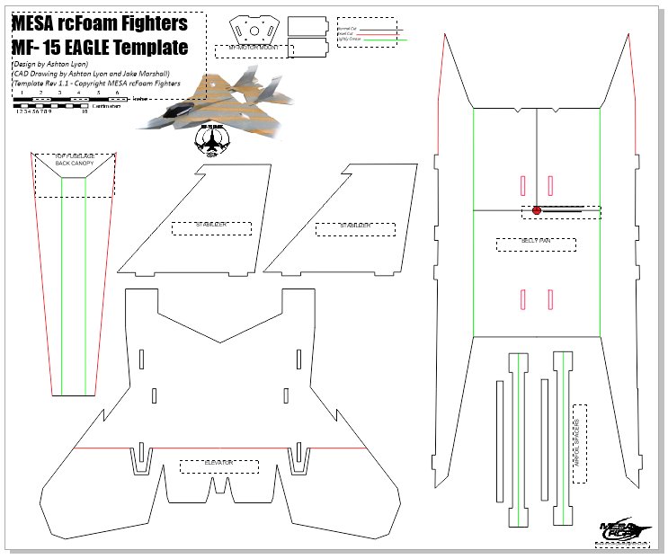 Mf 15 Eagle Free Plans Flite Test