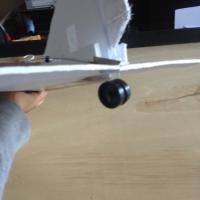 Simple paper clip steerable tail wheel | Flite Test