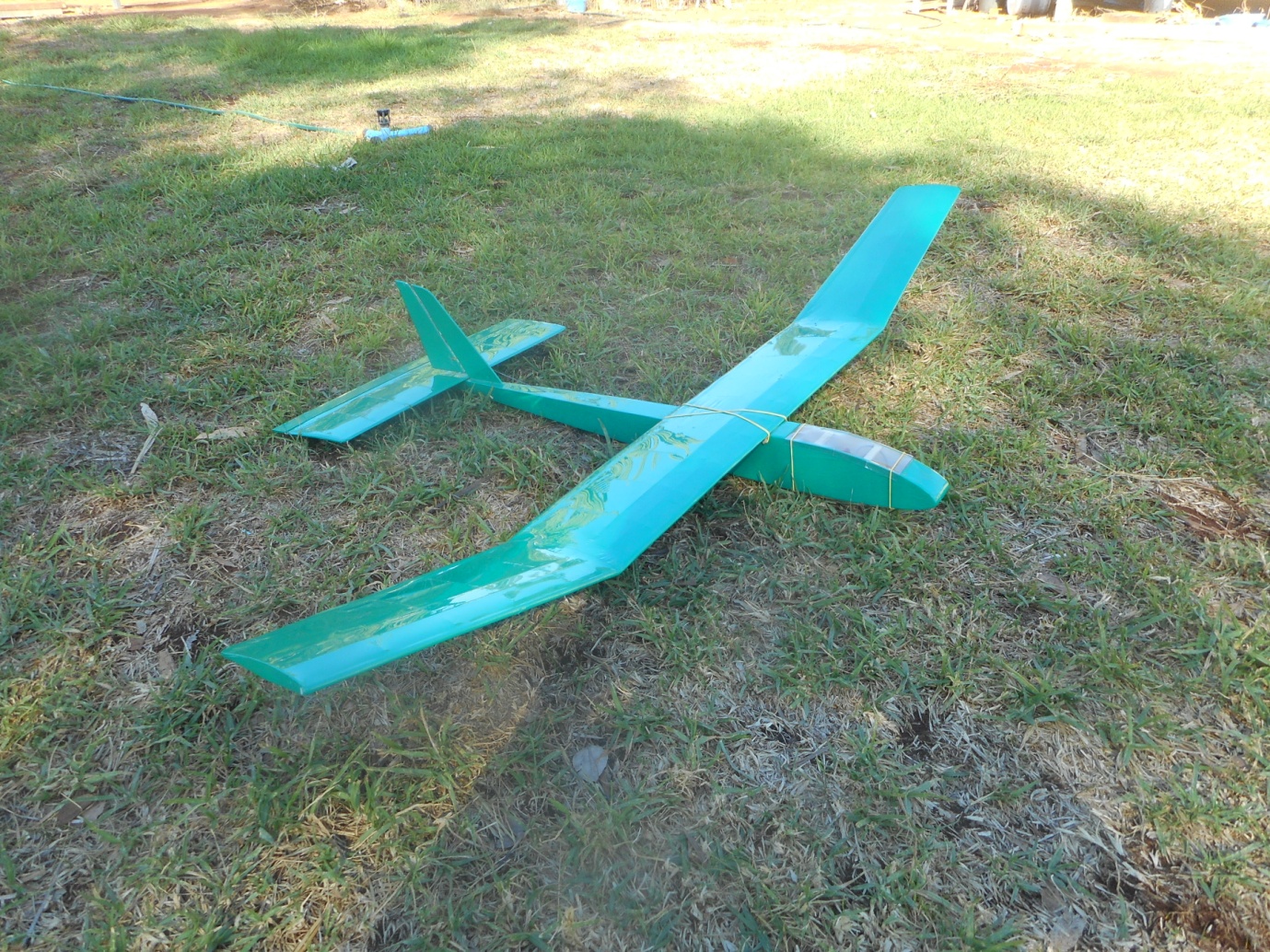140cm Scratch Built Balsa Glider Flite Test