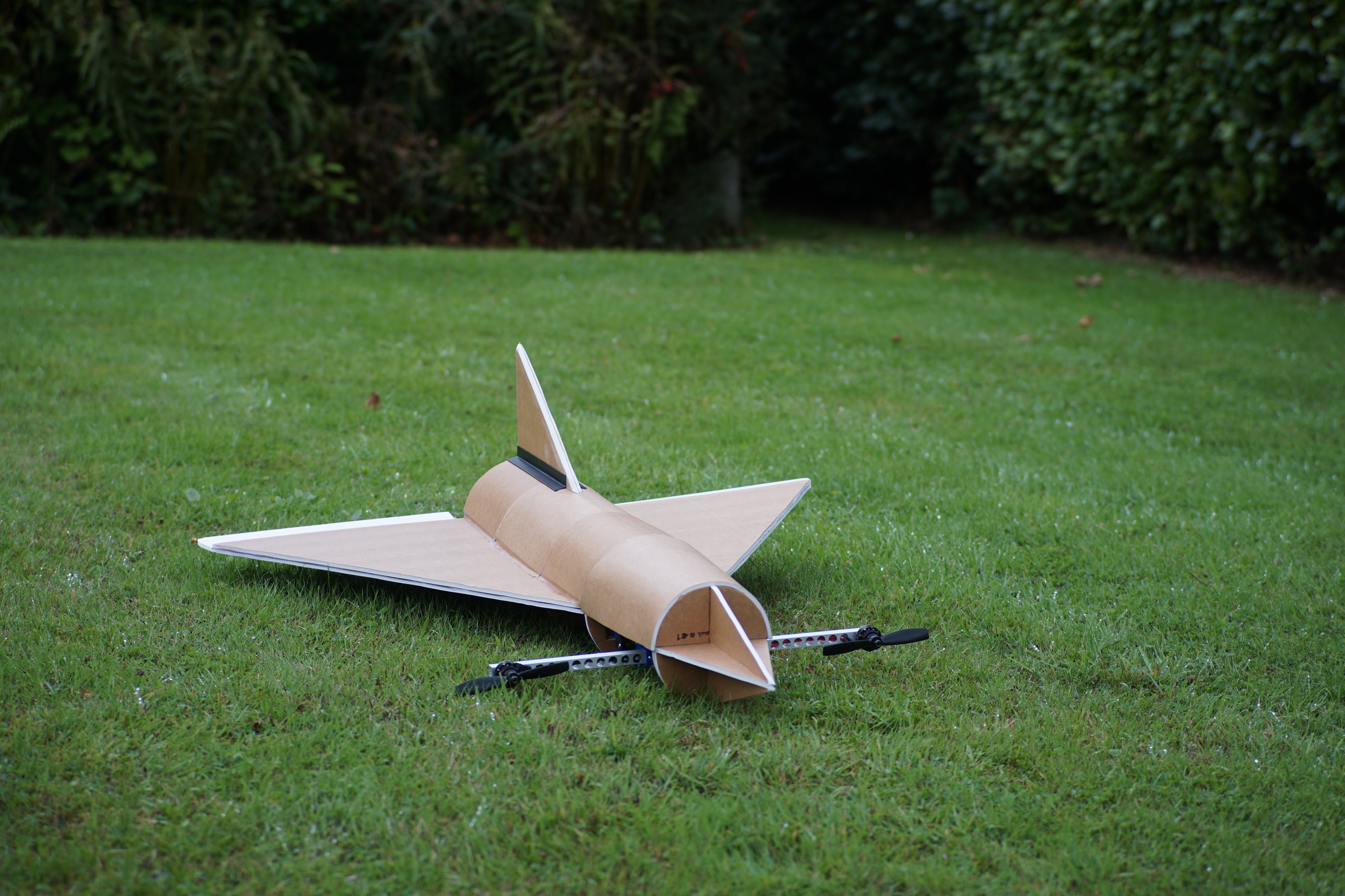 Designing a Tilt Rotor RC Jet Flite Test