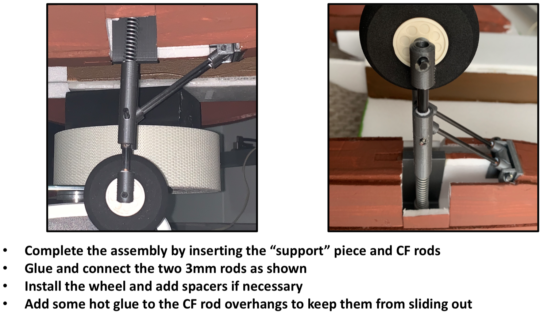 RC suspension landing gear for planes Flite Test