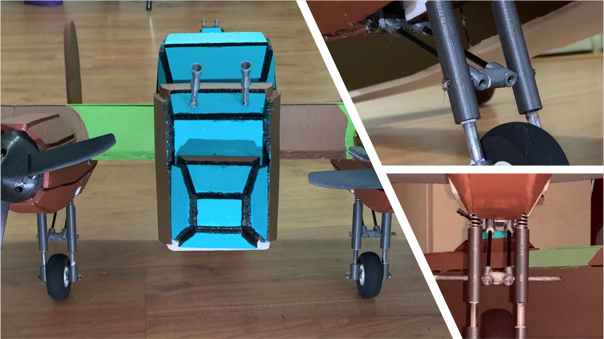 RC suspension landing gear for planes Flite Test