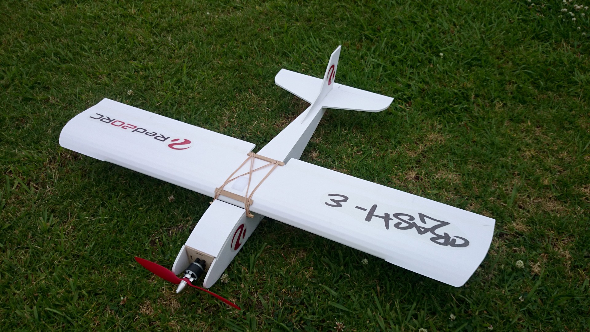 Crashed Rc Plane