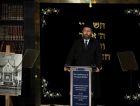 
				The Ashkenazi Chief Rabbi of Israel, David Lau, speaks at a Holocaust commemoration ceremony in Berlin.
			