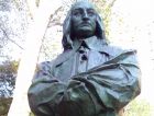
				A statue of former New York Governor Peter Stuyvesant.
			