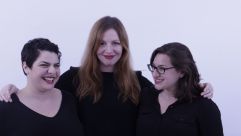 Left to right: Leah Whiteman, Katie Chappuis, Shifra Whiteman.