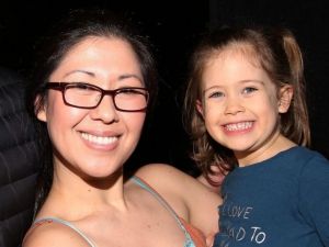 Ruth Ann Blumstein, with 4-year-old daughter Abigail, who was killed on Tuesday’s car crash. Blumstein is in stable condition.