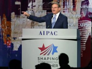 Sen. Robert Menendez addresses AIPAC annual policy conference, Washington Convention Center, March 5, 2013