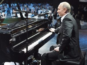 Vladimir Putin, Supervillain Pianist
