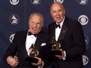 Carl Reiner With Mel Brooks