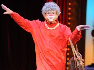 Barry Lubin, aka Grandma the Clown