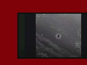 UFO footage released by the Pentagon in January 2018.