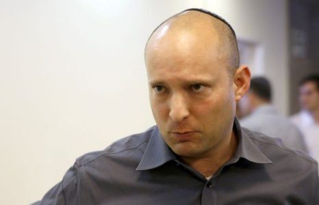 Jewish Home:
 Naftali Bennett, Israeli economy minister and head of the far-right Jewish Home party, is one of the sponsors of the new bill.				