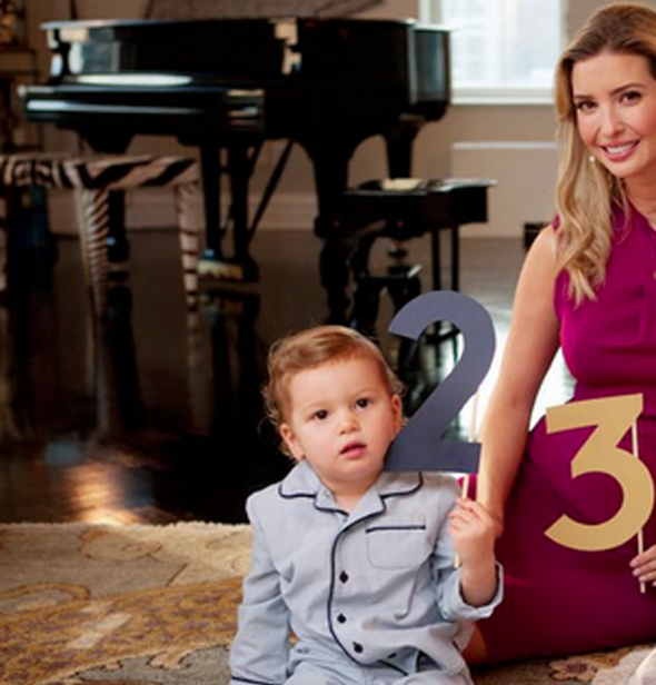 Ivanka Trump with her children