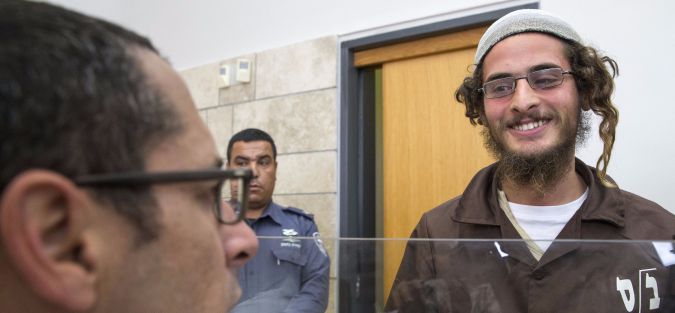 Jewish extremist Meir Ettinger goes on hunger strike.