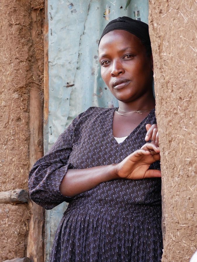 Ethiopian Jewish woman in Gondar’s Jewish Quarter.