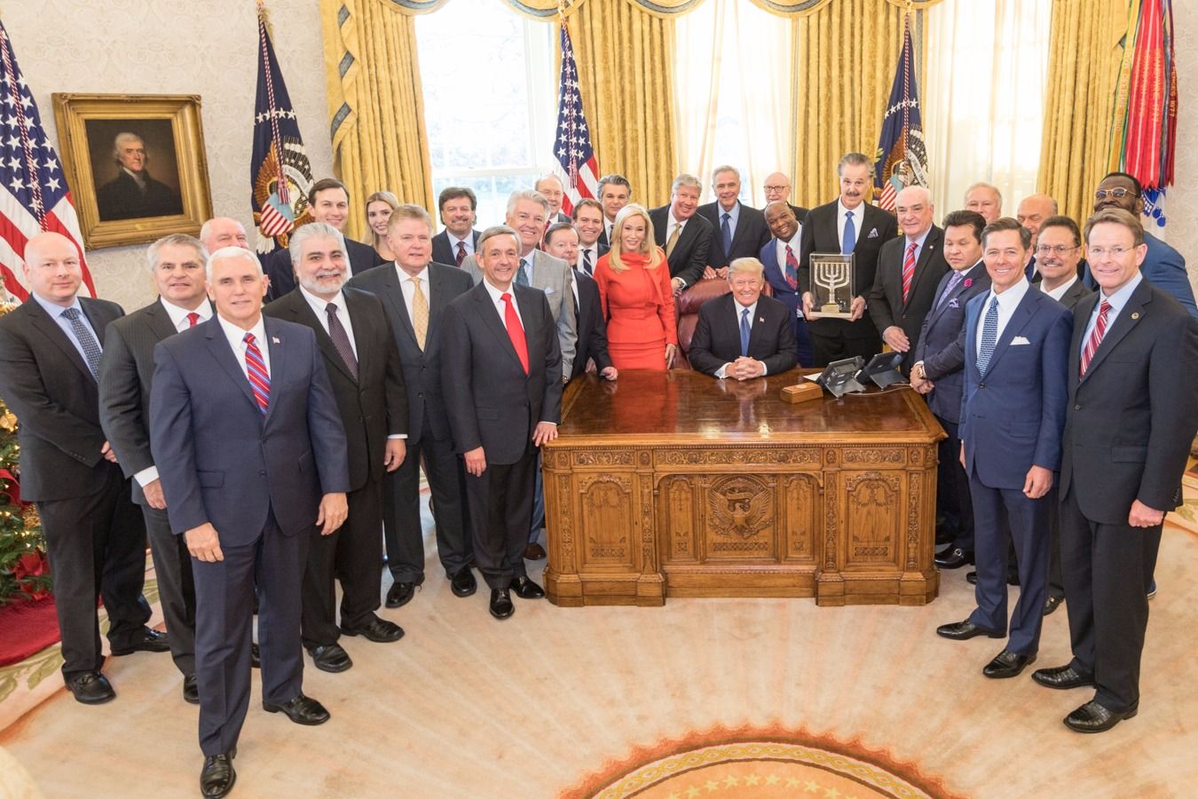Image result for photos of president trump with evangelicals