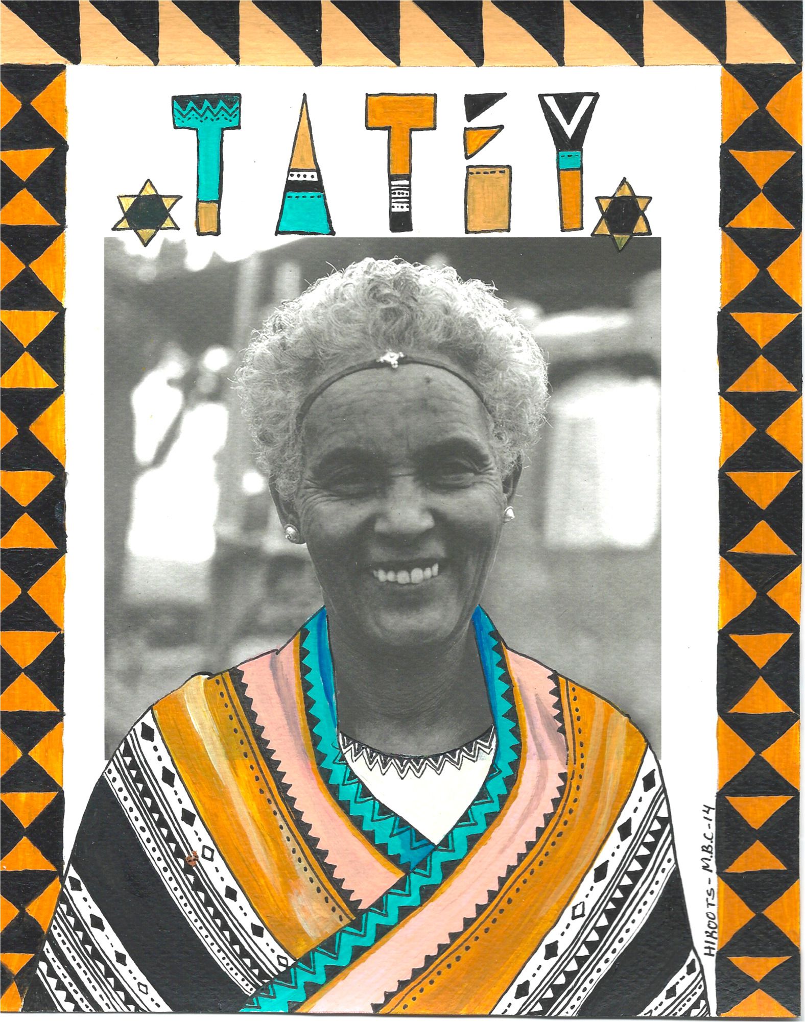“Tatey” (grandmother) by Hirut Yosef