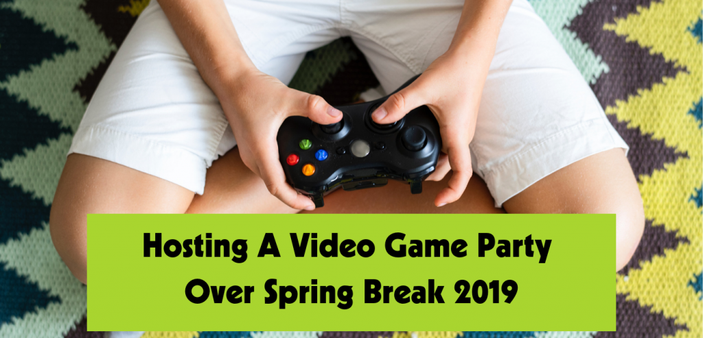 Spring break video game party in San Jose California.