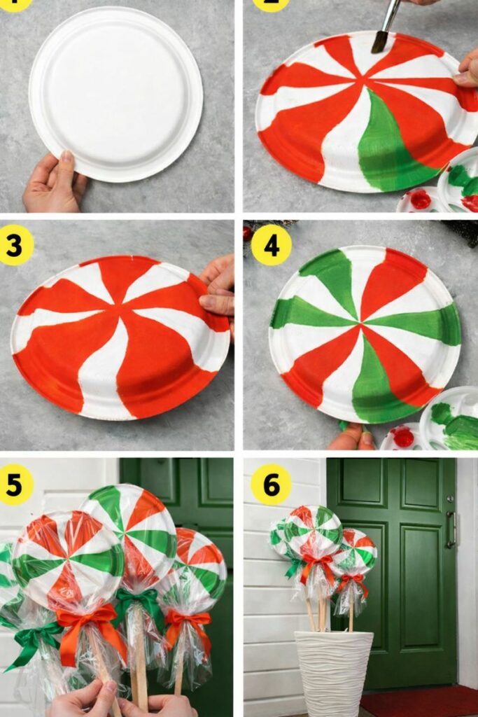 DIY Christmas porch decor