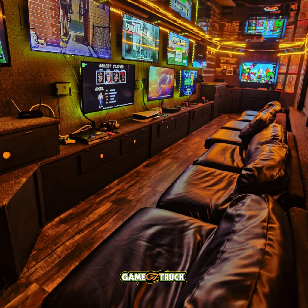 Interior of a GameTruck