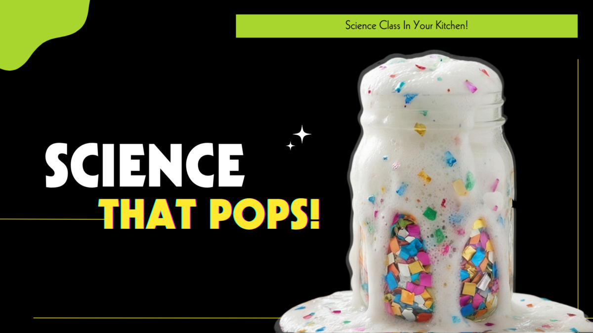 Science Experiments for Kids: Fizzy Confetti Eruptions at Home