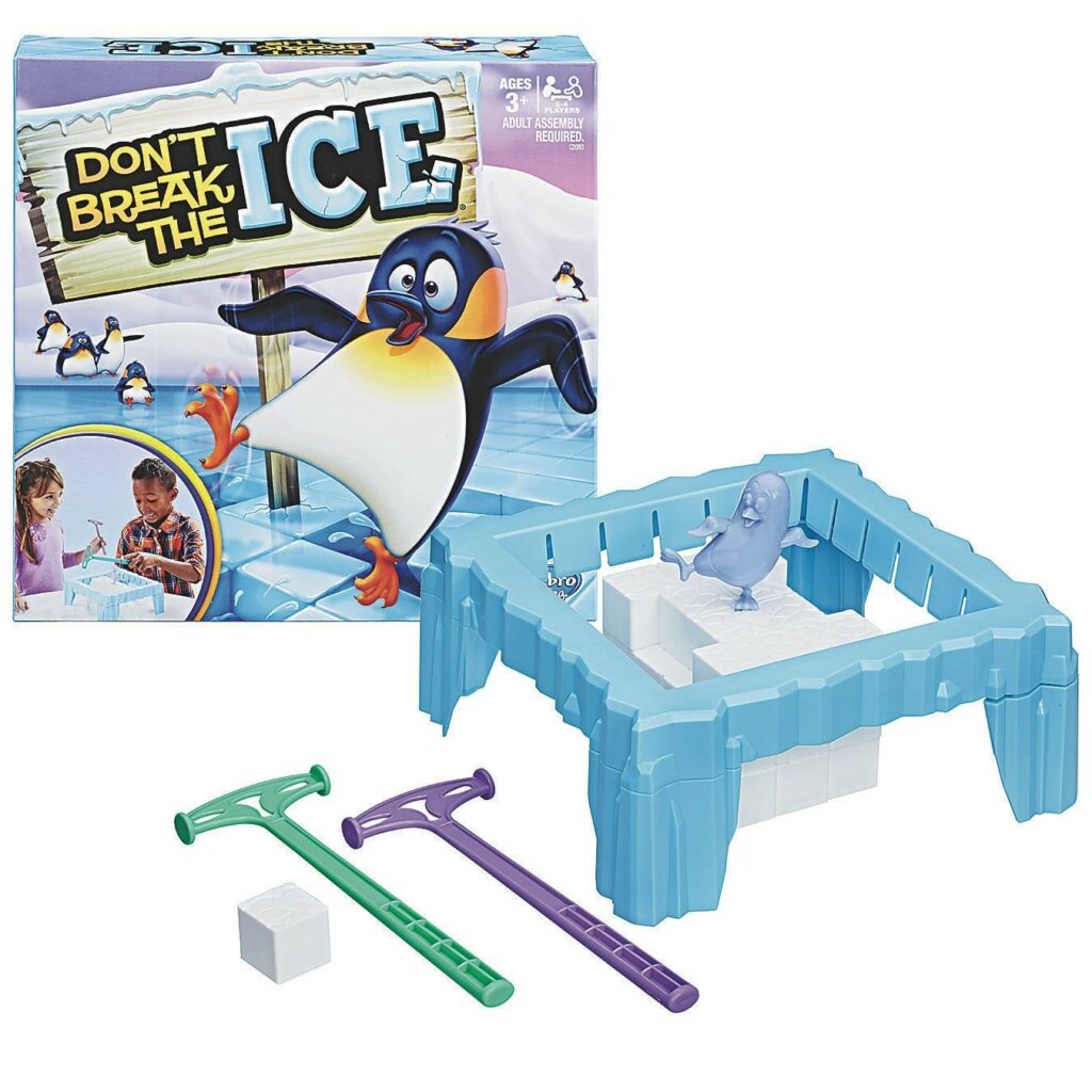 Don’t Break the Ice board game for 4 to 6 year olds building fine motor skills and turn-taking