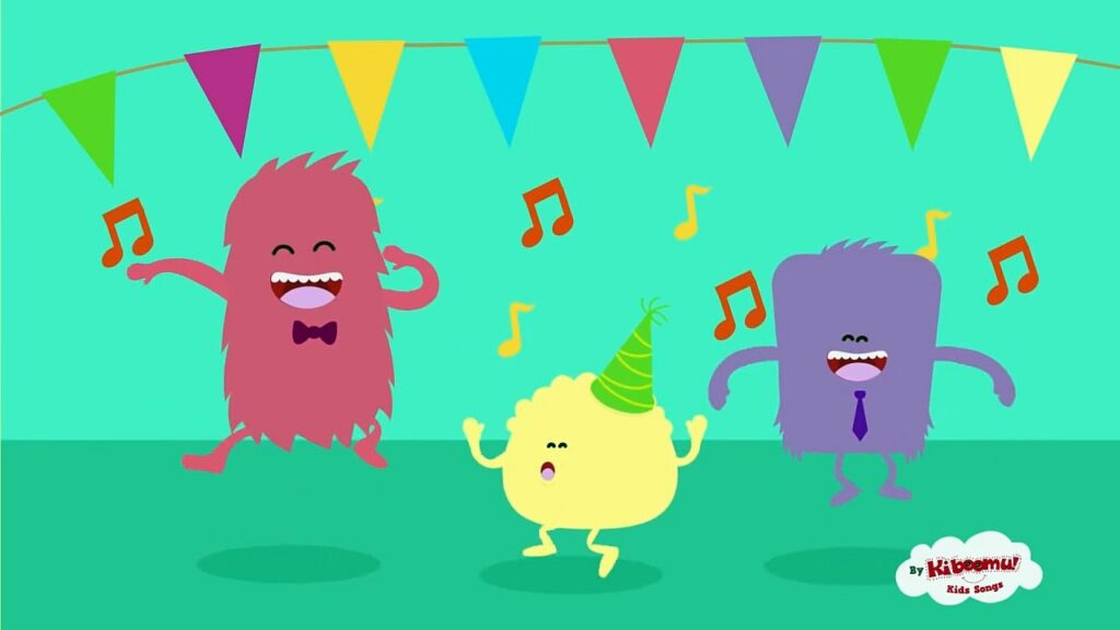 The Kiboomers action song video for kids dancing and moving