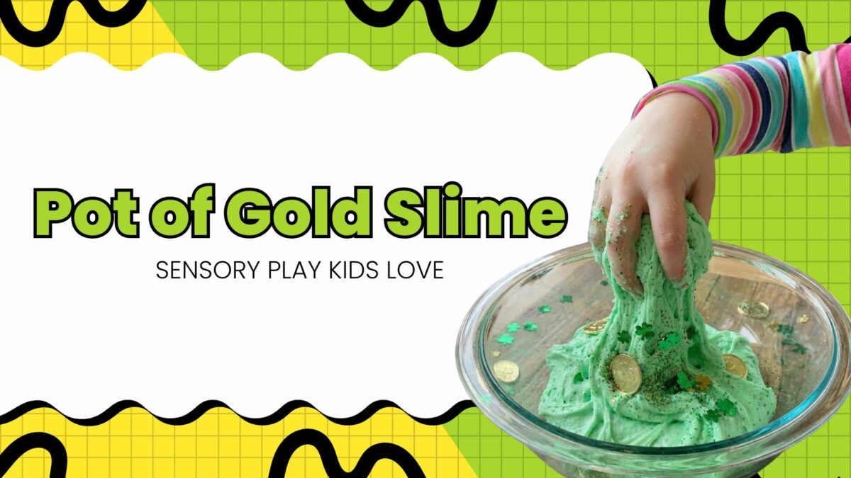 Fluffy St. Patrick’s Day Slime Easy Recipe