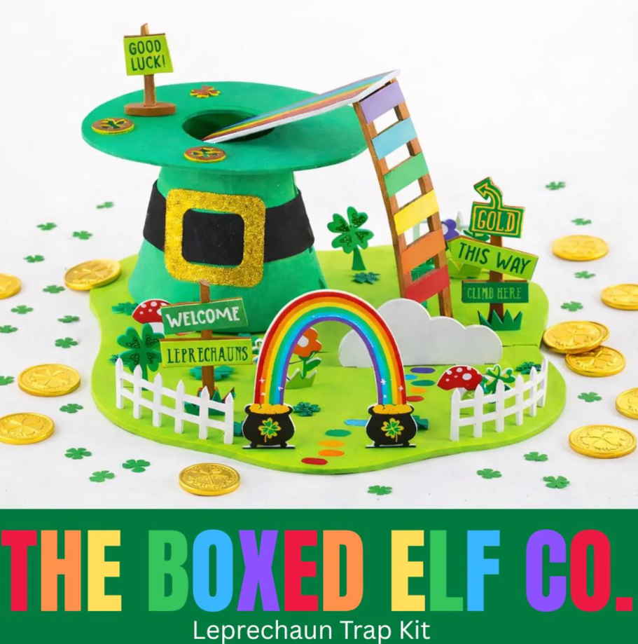 Foam leprechaun trap kit from Etsy for kids ages 6–12 STEM craft