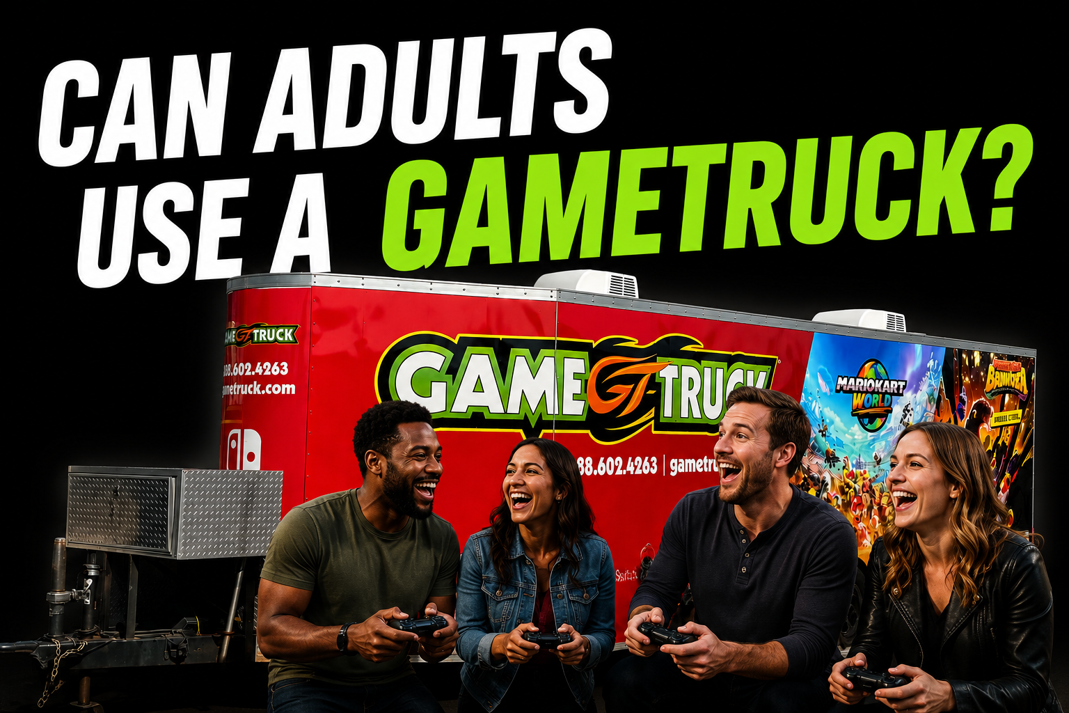 Can adults use a game truck