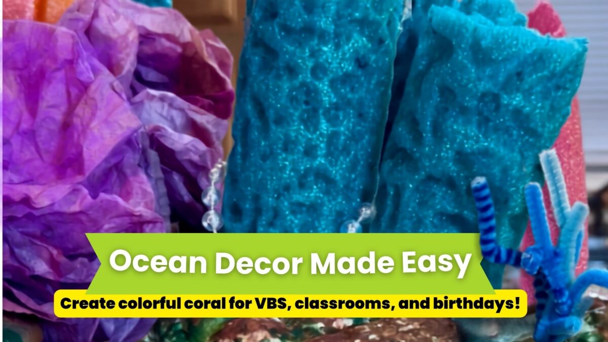 Easy DIY Ocean Decorations for VBS, Classrooms, and Parties