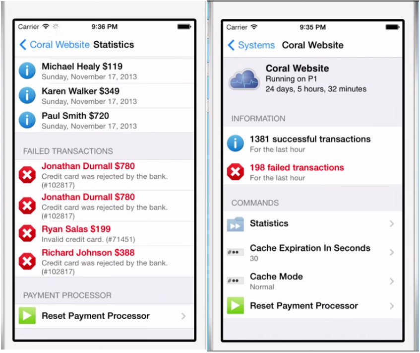 Pulseway's application monitoring feature lets you remotely control cloud app/service instances from anywhere.