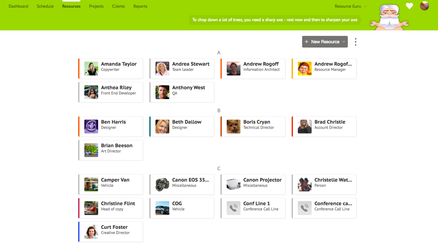 Drag-and-Drop Scheduling