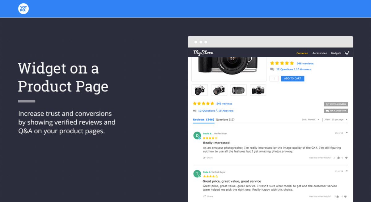 Product Page Widgets