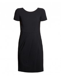 Black Seasonless Wool Dress | Armani Collezioni