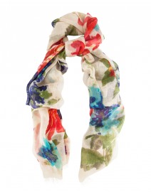 Pearl Floral Silk and Cashmere Scarf | Pashma