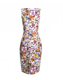 Bingo Stretch Cotton Sheath Dress  | MaxMara