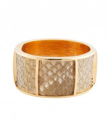 Wide Section Cuff with Python | Kara by Kara Ross
