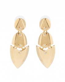 Artemis Gold Earrings with Crystals | Kara by Kara Ross