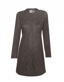 Perforated Eco-Suede and Cotton Duster | Es' Givien