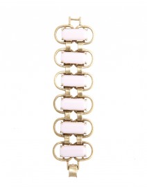 Rose Emerald Cut Stone Bracelet | Gerard Yosca