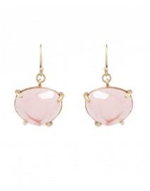 Rose Quartz Drop Earrings | Gerard Yosca