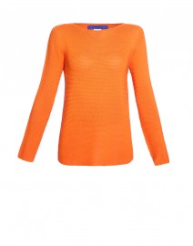 Long Cotton Knit Sweater | Les Copains